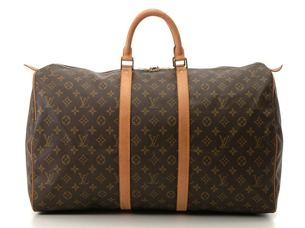 LOUIS VUITTON Keepall Boston Bag Travel Monogram